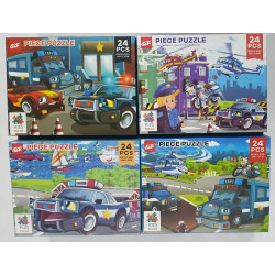 ROMPECABEZA POLICIA 24PZAS 50166