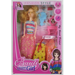 MUNECA CON ACCESORIOS X11PZAS 10093/10094/10095