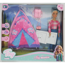 MUNECA TINY CAMPING 55864