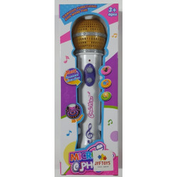 MICROFONO DE MANO C/LUZ Y SONIDO 451023