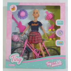 MUNECA TINY Y SU BICI 53411