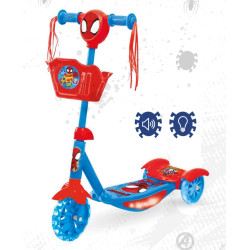 MONOPATIN SPIDERMAN C/LUZ Y SONIDO 12011