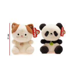 PELUCHE GATO/PANDA 20CM 8241
