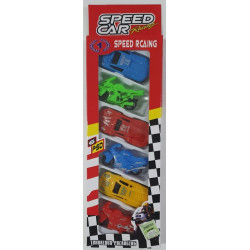 SET DE AUTOS X6PZAS 01360