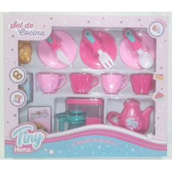 SUPER SET DESAYUNO CAFETERA Y VALIJA TINY HOME 38X33CM