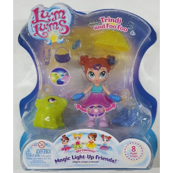 MUNECA LUM LUM Y MASCOTA SIN LUZ