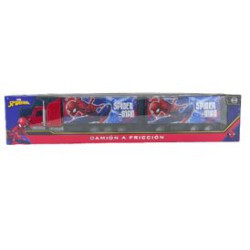 CAMION A FRICCION DOBLE CONTENEDOR SPIDERMAN 57430