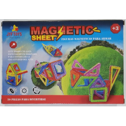 JUEGO MAGNETIC SHEET 20PZAS