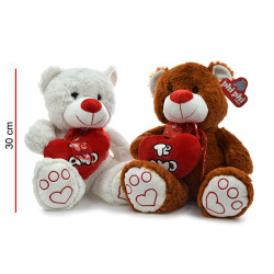 OSO PATAS MARCADAS Y CORAZON 2351