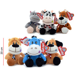 ANIMALES 6MODELOS 20CM 4108