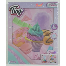 PALETA MAQUILLAJE CUP CAKE C/GLITTER 3387