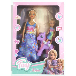 MUNECA TINY Y LUCY CON SU DULCE PONY 57548