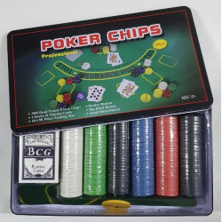 SET DE POKER X300FICHAS EN LATA