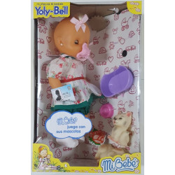 BEBE YOLY BELL JUEGA CON MASCOTA 1344