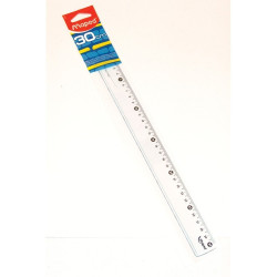 REGLA CRISTAL 30CM MAPED