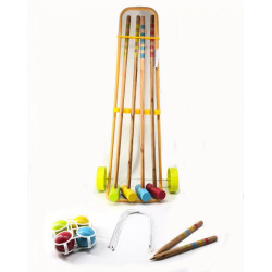 JUEGO DE CROQUET CON CARRITO FD80