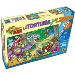 PUZZLE LA TORTUGA Y LA LIEBRE 249 IMPLAS