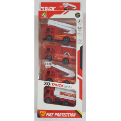 CAMIONES BOMBEROS X4 EN CAJA 13638