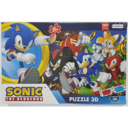 PUZZLE 3D 60PZAS C/ANTEOJOS SONIC