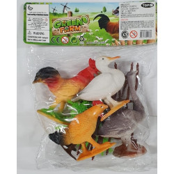 JUEGO DE ANIMALES X9PZAS 01996