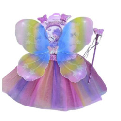 SET HADAS VESTIDO ALAS Y VARITA MAGICA TINY 57218 SET HADAS VESTIDO ALAS Y VARITA MAGICA TINY 57218