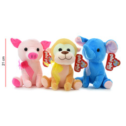 ELEFANTE/MONO/CHANCHO 21CM 5404