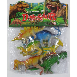 SET DE DINOSAURIOS X6 21X27CM 510152