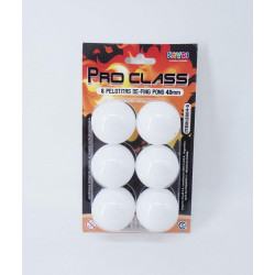 PELOTA DE PING PONG BLISTER X6