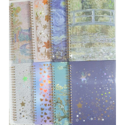 CUADERNO TAPA DURA 21X297 X80HOJAS 75GRS