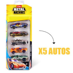 AUTOS METAL MACHINES DIECAST PACK X5
