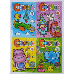 LIBROS COLOREA 1/2/3/4