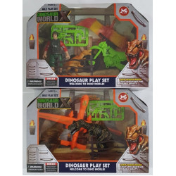 PLAYSET 2DINOS MAS FIGURA MAS MOTO C1-1