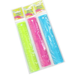 REGLA ESCOLAR 20CM FLEXIBLE