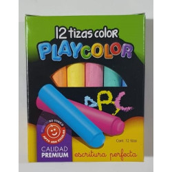 TIZAS COLOR X 12 PLAYCOLOR