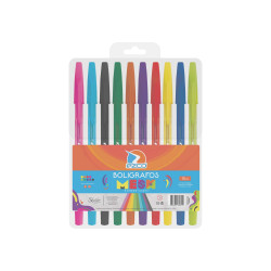 BOLIGRAFOS ESTUCHE EZCO X10UNID