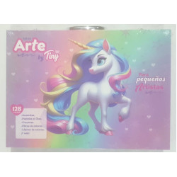 SET DE ARTE UNICORNIO VALIJA 128PZAS 57485 SET DE ARTE UNICORNIO VALIJA 128PZAS 57485