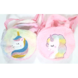CARTERA BANDOLERA UNICORNIO DE PELUCHE
