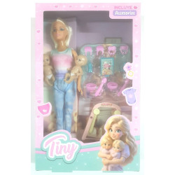 MUNECA TINY MAMA MELLIZOS C/ACCES 57559