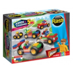 RASTI AUTO Y CAMION 50PZAS 1078