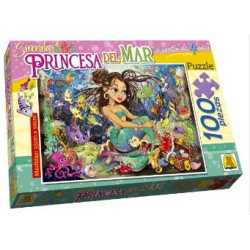 PUZZLE SIRENITA PRINCESA 100PZAS 208 IMPLAS