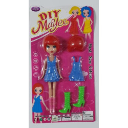 MUNECA CON ACCESORIOS X5PZAS 10920