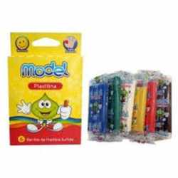 PLASTILINA MODEL X6UNID COLORES SURT.