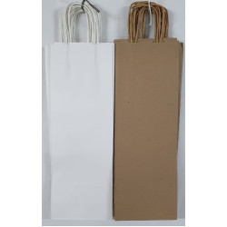 BOLSA P/BOTELLA KRAF/BLANCA