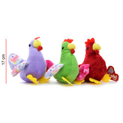 PELUCHE GALLO 17CM 2668