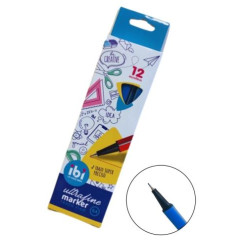 MICROFIBRA IBI TRAZO 0.4MM NEGRO