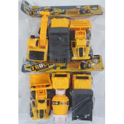 SET DE MAQUINAS VIALES X3 EN BOLSA 13929/13930