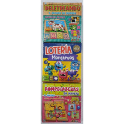JUEGO DELETREANDO/LOTERIA/ROMPECABEZA