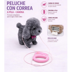 PELUCHE PERRITO QUE CAMINA 19CM 770009/770011