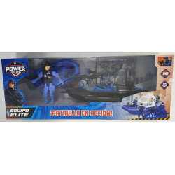 SUPER SET DE POLICIA C/LANCHA 55550