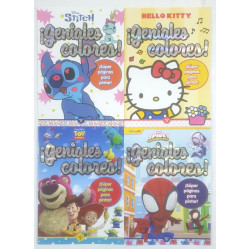 LIBROS GENIALES COLORES 4MODELOS